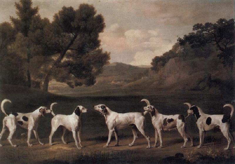 George Stubbs Foxhounds in a Landscape Spain oil painting art